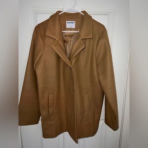 Soft-Brushed Button-Front Car Coat